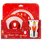 Santa & The Nutcracker Kids Dinner Set image number 1