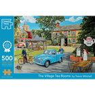 The Village Tea Rooms by Trevor Mitchell 500 Piece Jigsaw Puzzle image number 1