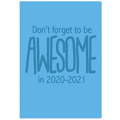 A5 Blue Week to View 2020-21 Academic Diary image number 1