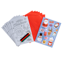 Colour Your Own Christmas Cards: Pack of 6