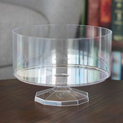 Medium Trifle Clear Plastic Candy Dish image number 2