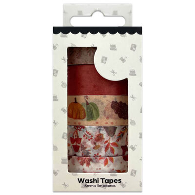 Autumn Washi Tape: Pack of 5