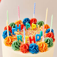 Assorted Cake Candles: Pack of 10