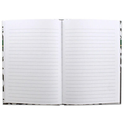 A5 Casebound Grey Floral Notebook image number 2