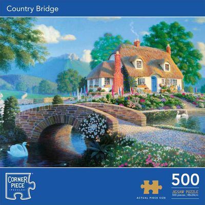 Country Bridge 500 Piece Jigsaw Puzzle image number 1