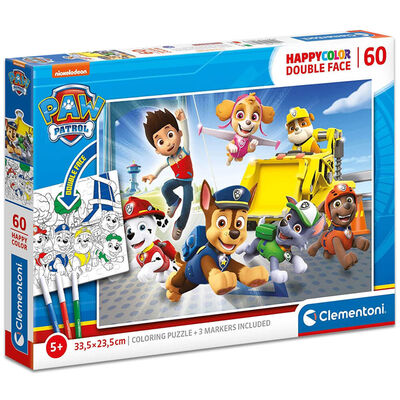 Paw Patrol Double Sided 60 Piece Jigsaw Puzzle image number 1