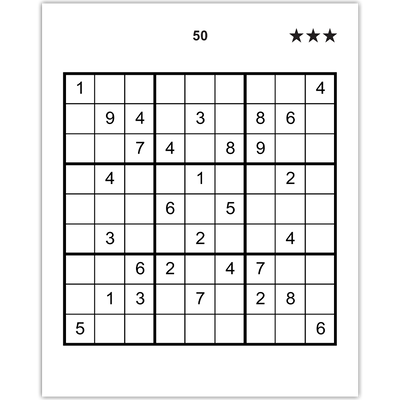 Extra Large Print Sudoku image number 5