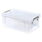 Whitefurze Allstore 10 Litre Clear Plastic Storage Box image number 1