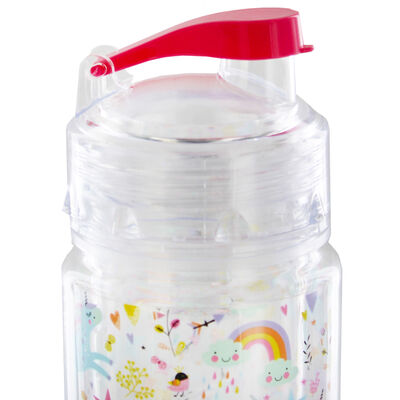 Unicorn Plastic 500ml Drinks Bottle image number 2
