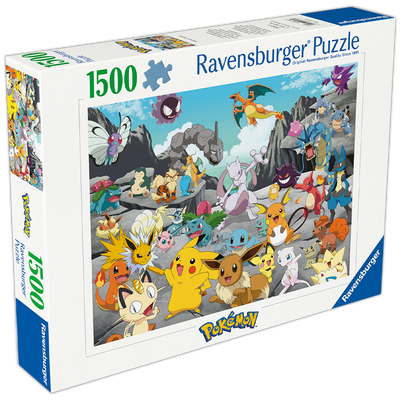 Classic Pokémon 1500 Piece Jigsaw Puzzle image number 1