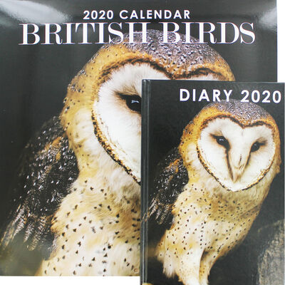 British Birds 2020 Calendar and Diary Set image number 1