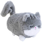 PlayWorks Hugs & Snugs Furry Grey Cat image number 2