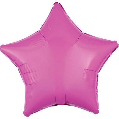 18 Inch Pink Star Helium Balloon image number 1