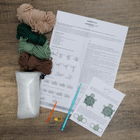 Make Your Own Capybara & Turtle Crochet Kit image number 2