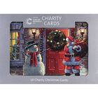Cancer Research UK Charity Santa Christmas Cards: Pack of 10 image number 1