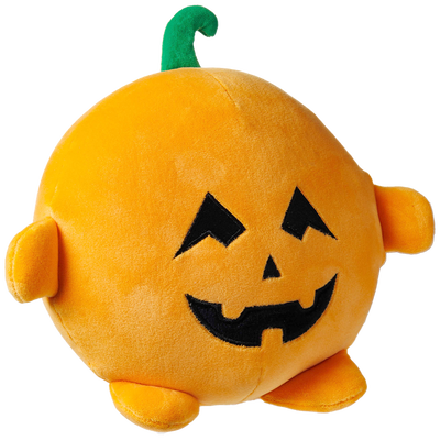 "Trick Or Treat Yo' Self" Pumpkin Plushie - Sassy Fall Decor & Funny Gift Plush Toy
