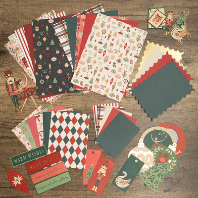 Nutcracker Scrapbook & Decoration Paper Bundle Kit image number 2
