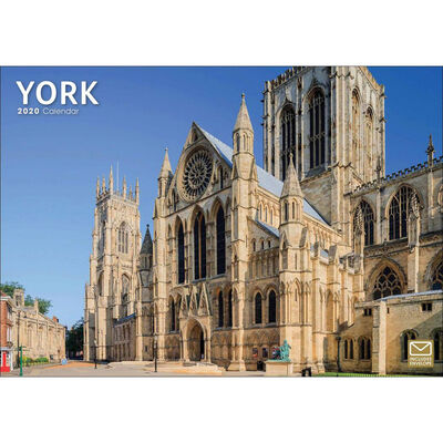 York 2020 A4 Wall Calendar image number 1