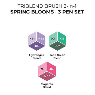 Spectrum Noir Triblend Spring Bloom Brush Markers image number 2