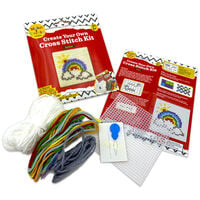Create Your Own Cross Stitch Kit: Rainbow