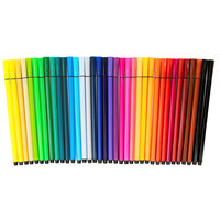 Coloured Felt Tip Pens: Pack of 36