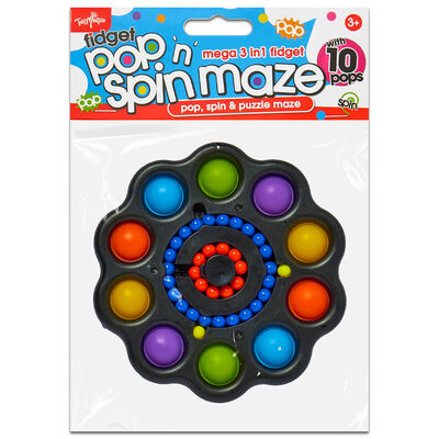 Fidget Pop ‘N’ Spin Maze: Assorted image number 1