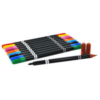Double Ended Colour Markers: Pack of 10