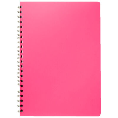 A4 Plastic Cover Notebook: Assorted image number 1