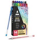 Arteza Glitter Gel Pens: Pack of 14 image number 1