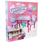 Magical Unicorn Wooden Table and Chairs Set image number 2