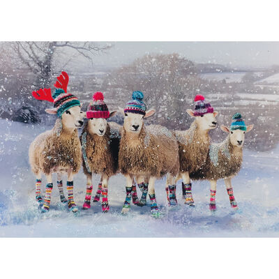 Cancer Research UK Charity Sheep Christmas Cards: Pack of 10 image number 2
