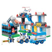 Bauer Blocks Police Department Playset