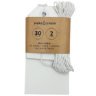 Cream Parcel Tags: Pack of 30 image number 2