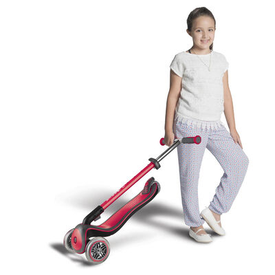 Red Globber Elite Deluxe 3 Wheel Scooter image number 7