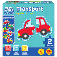 PlayWorks Transport Vehicles 4 in 1 Jigsaw Puzzles