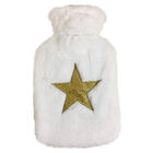 White Super Soft Hot Water Bottle image number 2