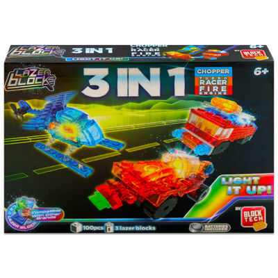Block Tech 3-in-1 Lazer Blocks Set From 2.50 GBP | The Works
