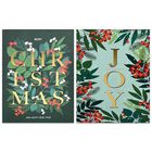 Festive Foliage Christmas Cards: Pack of 12 image number 1