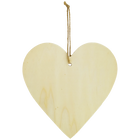 Wooden Hanging Heart image number 1