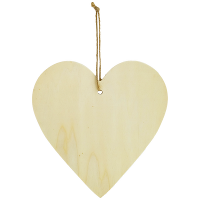 Wooden Hanging Heart image number 1