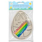 Colour Your Own Wooden Easter Eggs: Assorted image number 2