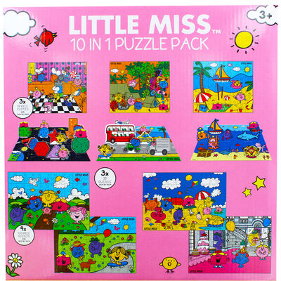 Little Miss 10-in-1 Jigsaw Puzzle Pack image number 2
