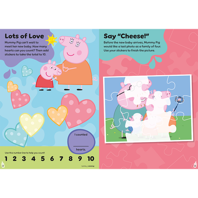 Peppa Pig: Peppa&rsquo;s New Sister Sticker Activity Book image number 2