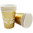 Gold Hen Do Paper Cups - 8 Pack image number 2