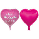 Mother's Day Best Mum Ever Heart Helium Balloon Bundle image number 3