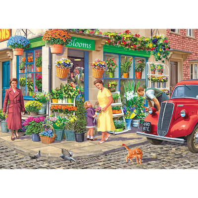 Blooms Flower Shop 500 Piece Jigsaw Puzzle image number 2
