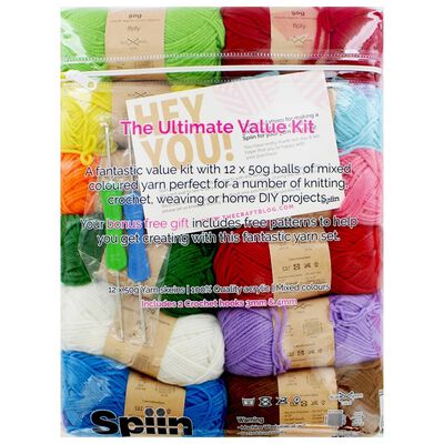 Spiin Premium Yarn Value Set: Pack of 12 image number 3