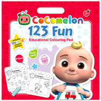 Cocomelon 123 Fun: Educational Colouring Pad