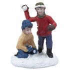 Resin Snowball Thrower Figure image number 1