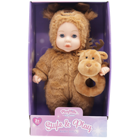 PlayWorks PlayVille Style & Play Baby Doll: Reindeer